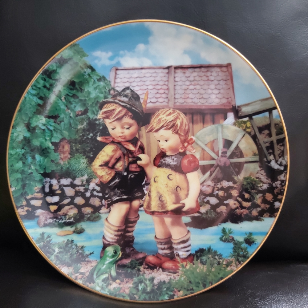 Hummel Hello Down There Collector Plate